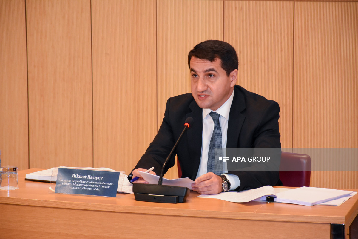 Hikmət Hacıyev: Antiterror tədbirləri Ermənistan silahlı qüvvələrinin Qarabağda olduğunu sübut etdi
