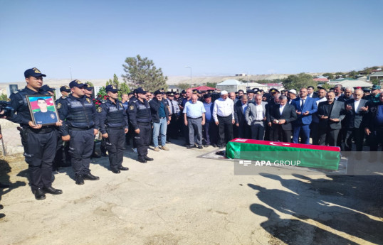 Xocavənddə mina terrorunda şəhid olan polis Naxçıvanda dəfn olunub - YENİLƏNİB  - FOTO  - VİDEO 