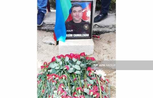 Xocavənddə mina terrorunda həlak olan polis Sumqayıtda dəfn edilib - FOTO 