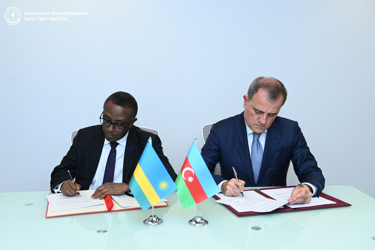 Azərbaycanla Ruanda arasında siyasi məsləhətləşmələr haqqında anlaşma memorandumu imzalanıb - FOTO 