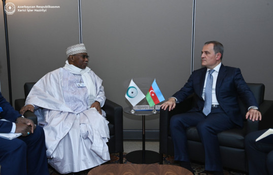 Джейхун Байрамов встретился с генеральным секретарем Организации исламского сотрудничества-ФОТО 