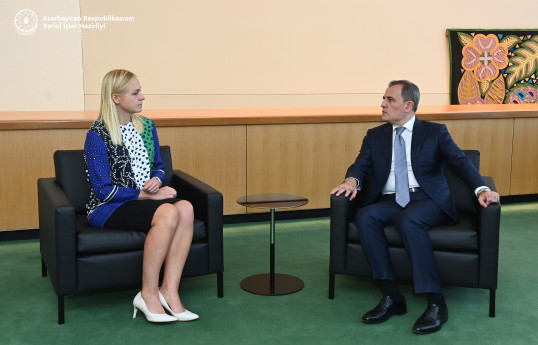 Ceyhun Bayramov Finlandiyanın xarici və Avropa işləri naziri  ilə görüşüb