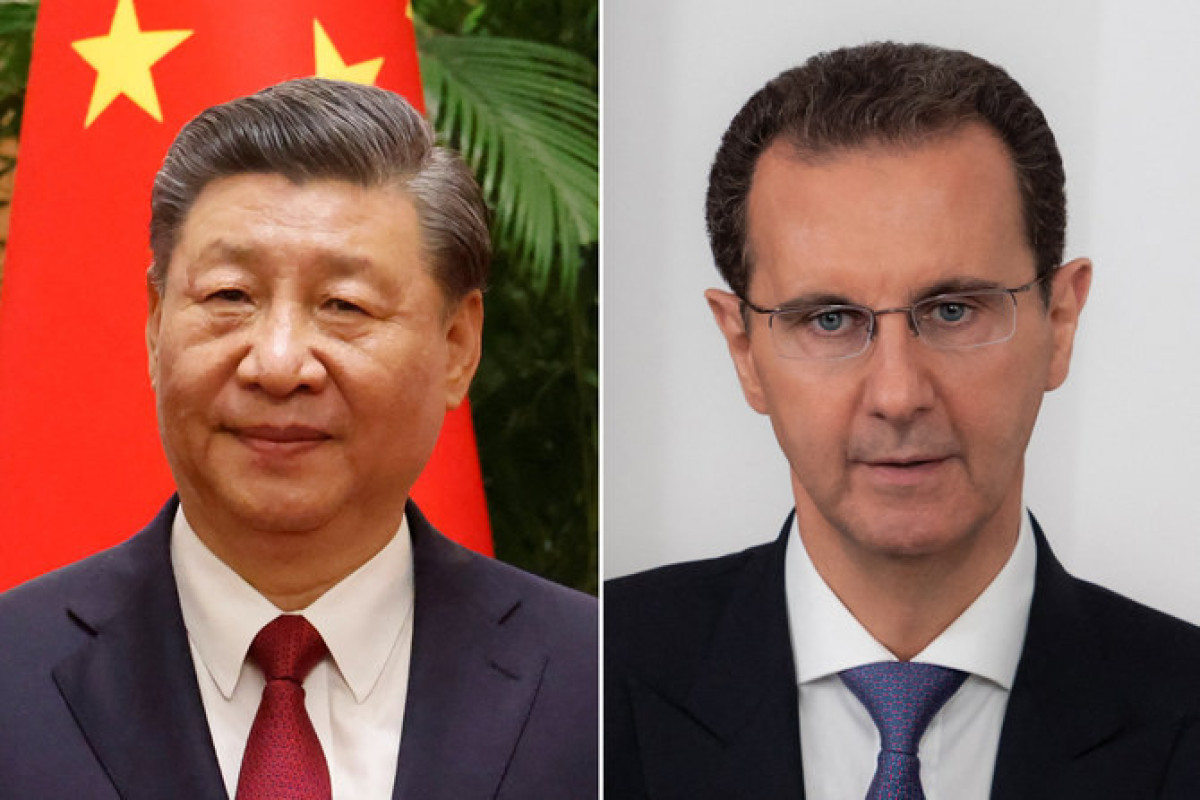 Chinese President Xi Jinping and Syrian President Bashar Assad