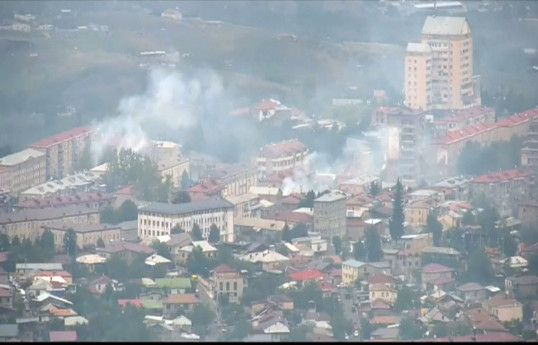 Deliberate fires set in Azerbaijan's city of Khankandi-Ministry of Internal Affairs-VIDEO 