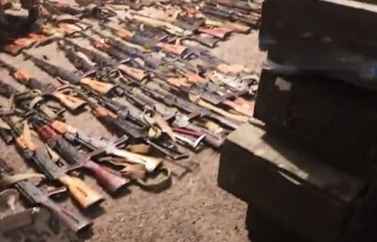 Over 800 weapons seized from armed units in Garabagh-VIDEO 
