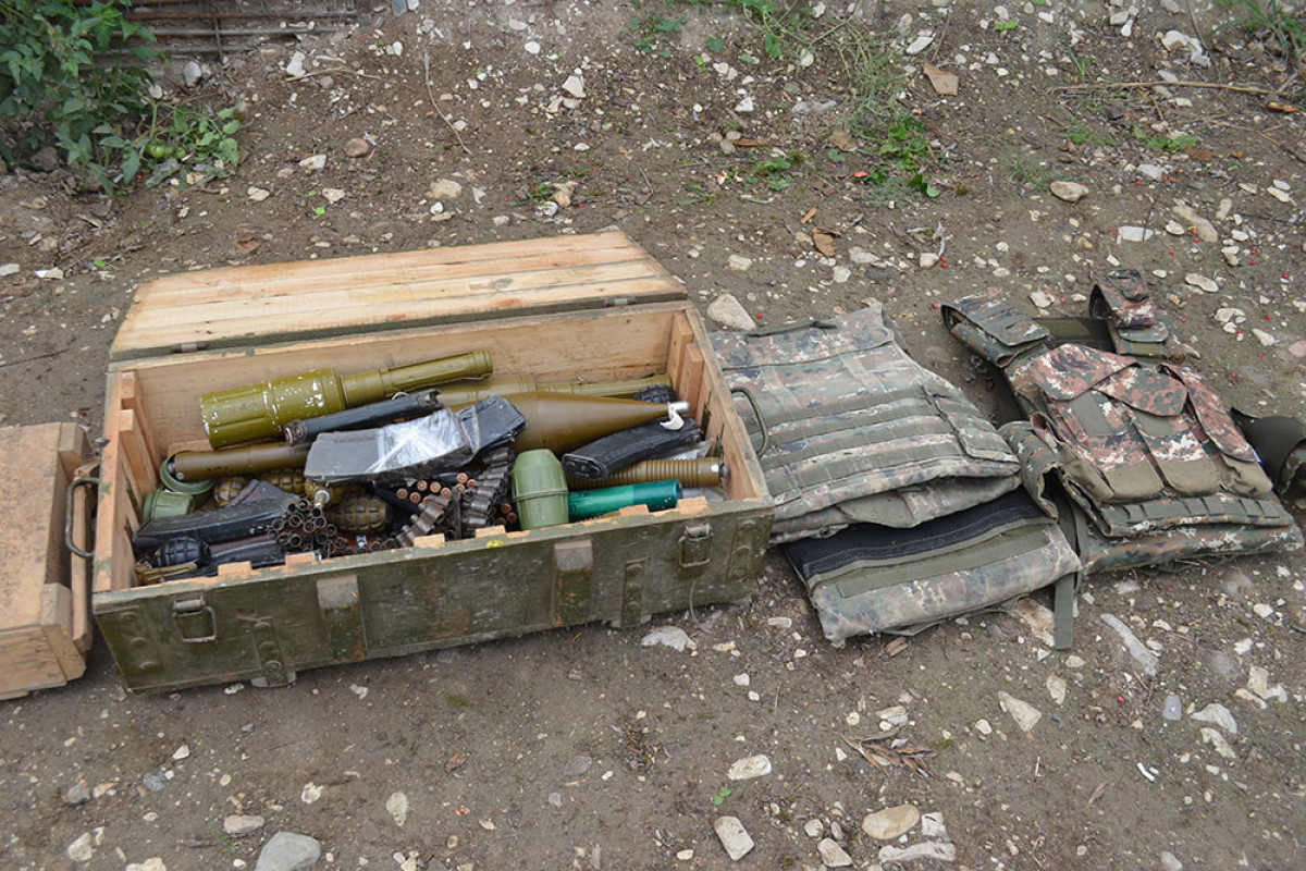Armenian illegal armed groups leave combat positions near Azerbaijan’s Garakand village-<span class="red_color">VIDEO