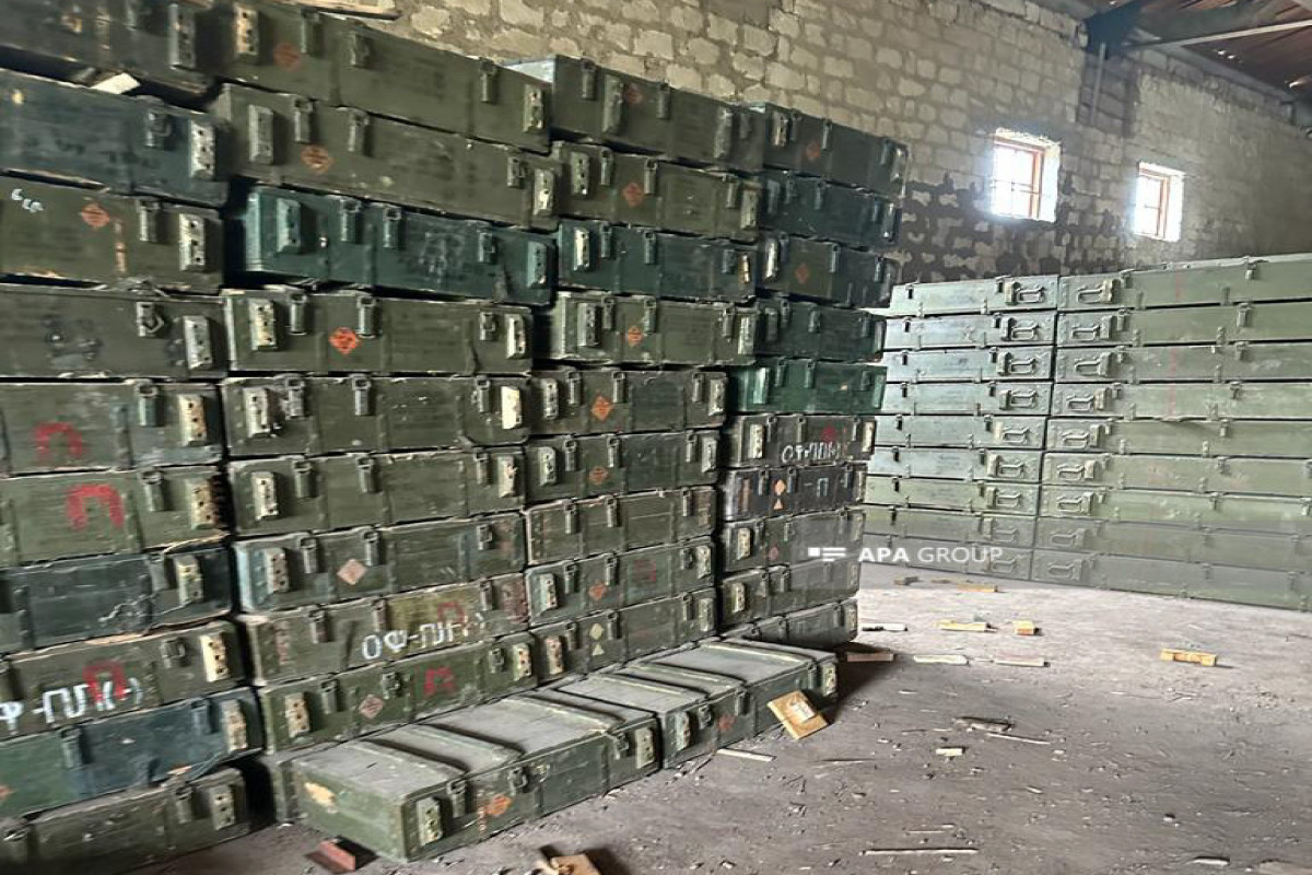 Azerbaijan Army found ammunition depot in Khojaly-<span class="red_color">VIDEO