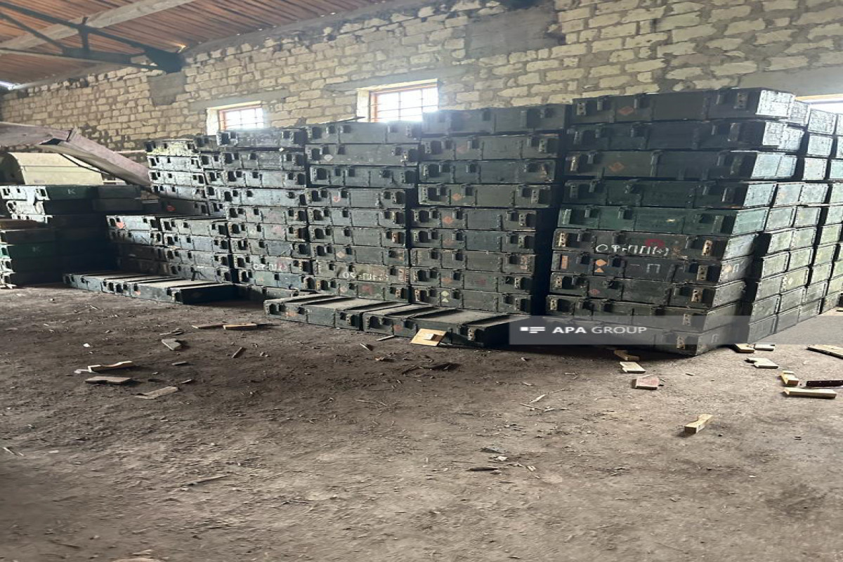 Azerbaijan Army found ammunition depot in Khojaly-VIDEO 