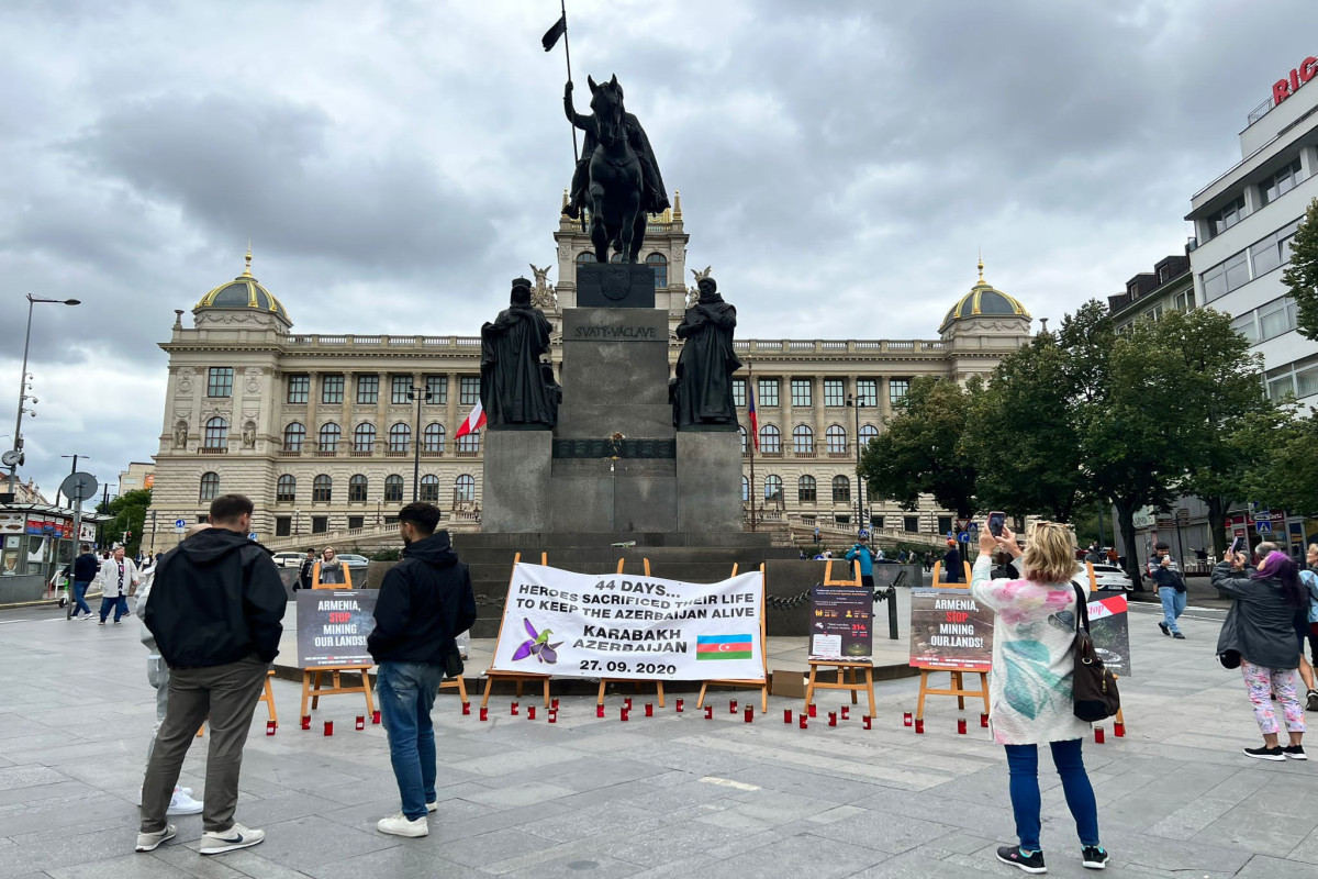 В Праге прошла выставка-акция, посвященная минному террору Армении -ФОТО 