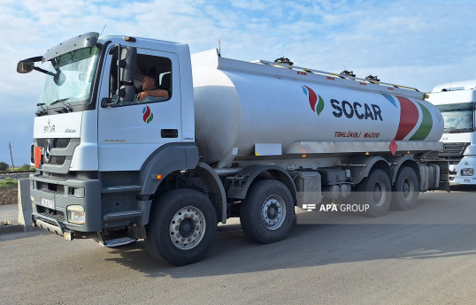 Ağdamdan Xankəndiyə SOCAR-ın maşınları ilə 64 ton yanacaq göndərilib - FOTO  - VİDEO  - YENİLƏNİB 