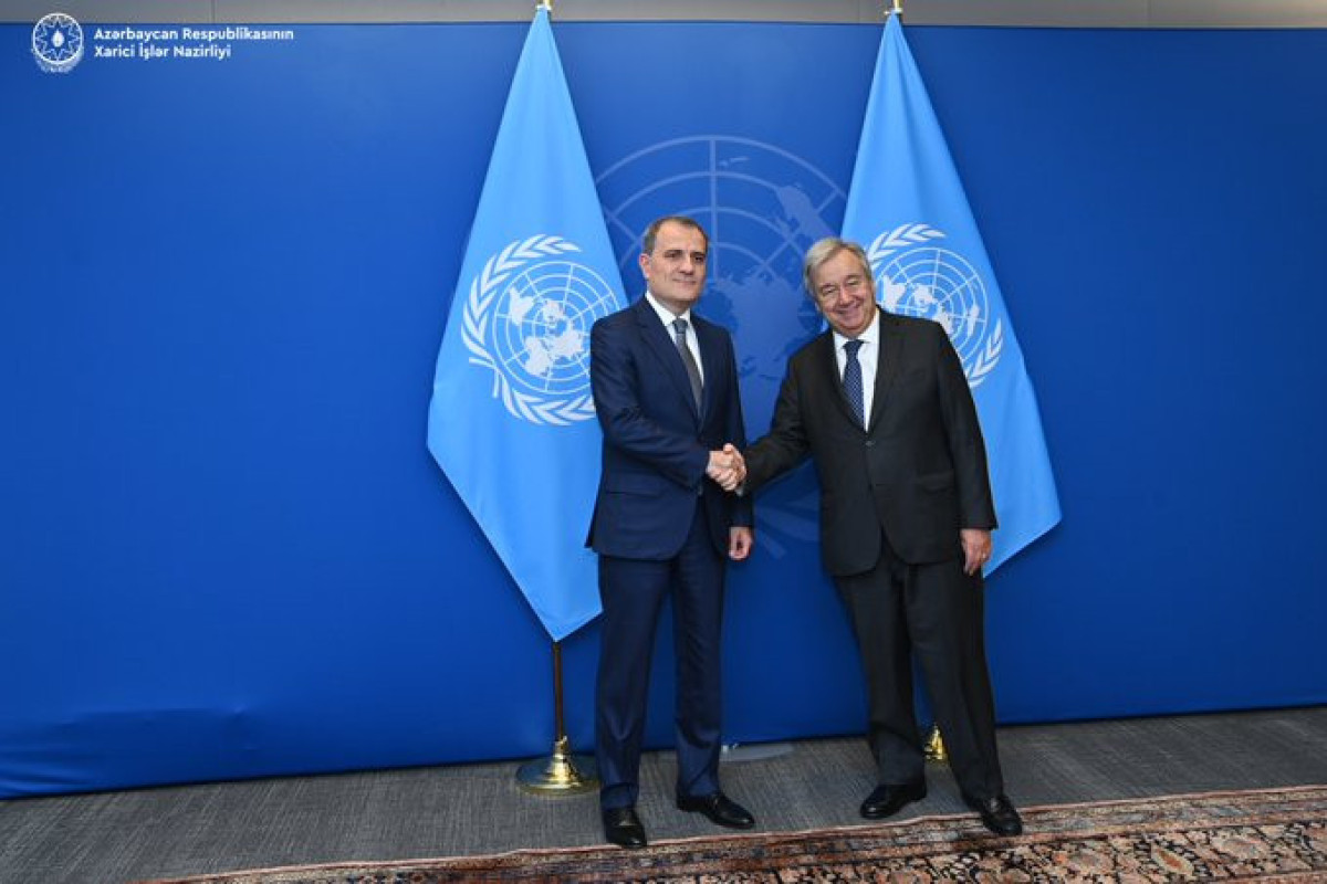 Azerbaijani Foreign Minister meets with UN Secretary-General-UPDATED 