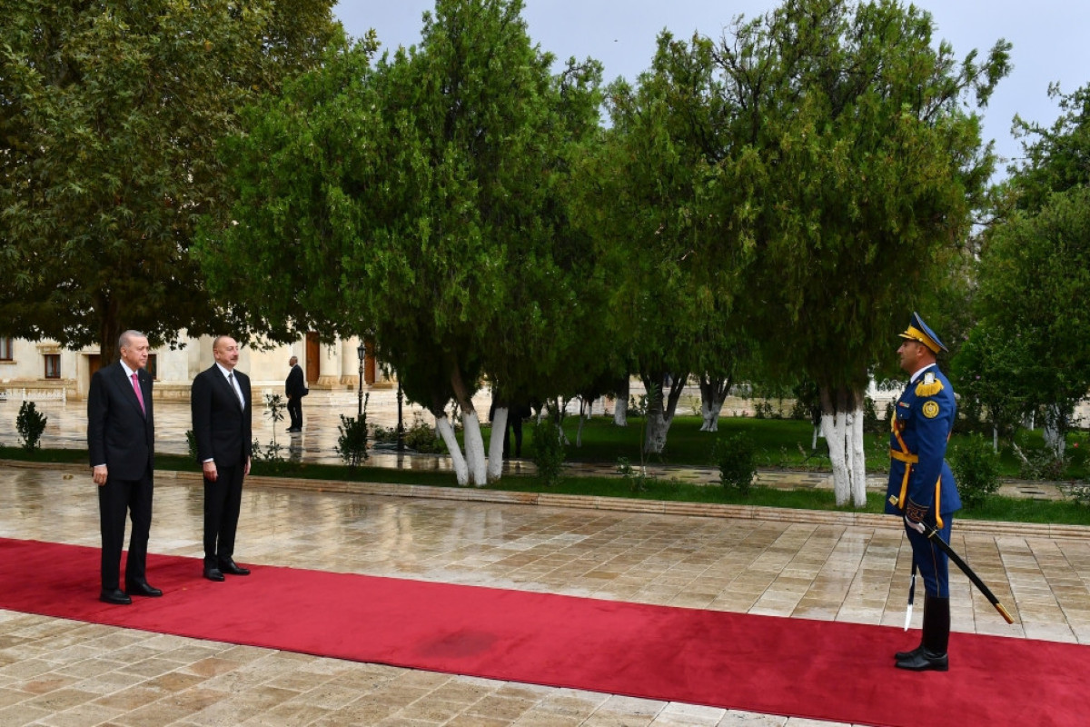 Official welcome ceremony was held for President of Türkiye Recep Tayyip Erdogan in Nakhchivan