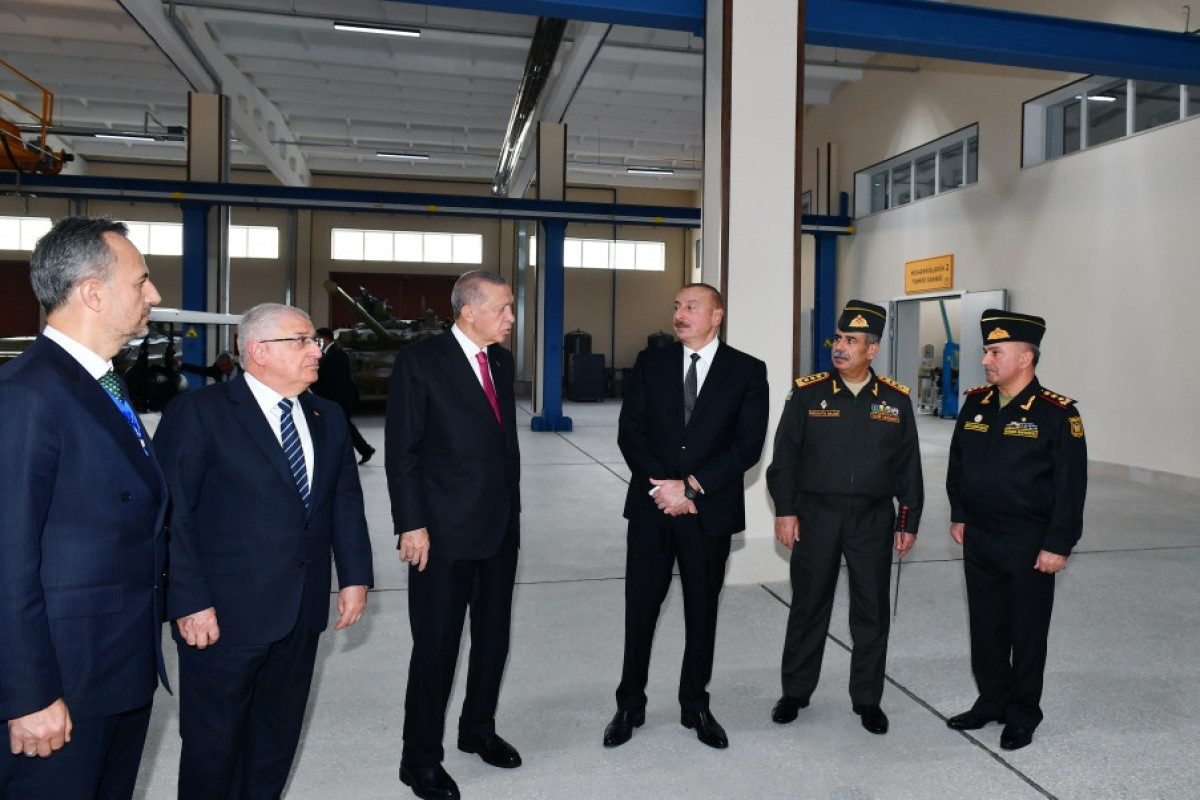 Turkish and Azerbaijani Presidents attended inauguration of Nakhchivan Military Repair and Production Complex-UPDATED 