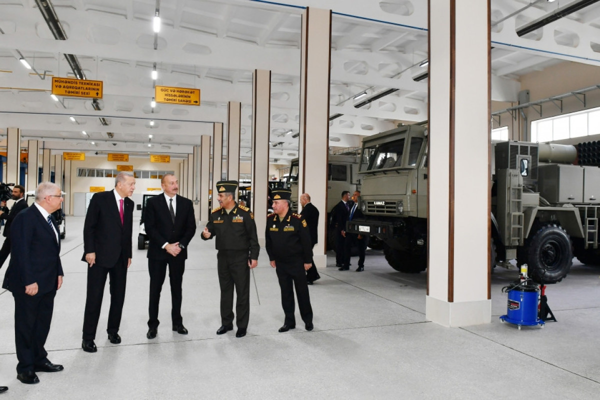 Turkish and Azerbaijani Presidents attended inauguration of Nakhchivan Military Repair and Production Complex-UPDATED 