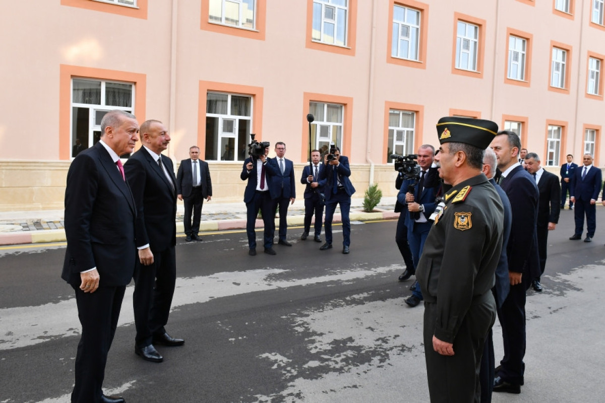 Президенты Азербайджана и Турции приняли участие в открытии Нахчыванского восстановительно-производственного военного комплекса-ФОТО -ОБНОВЛЕНО 