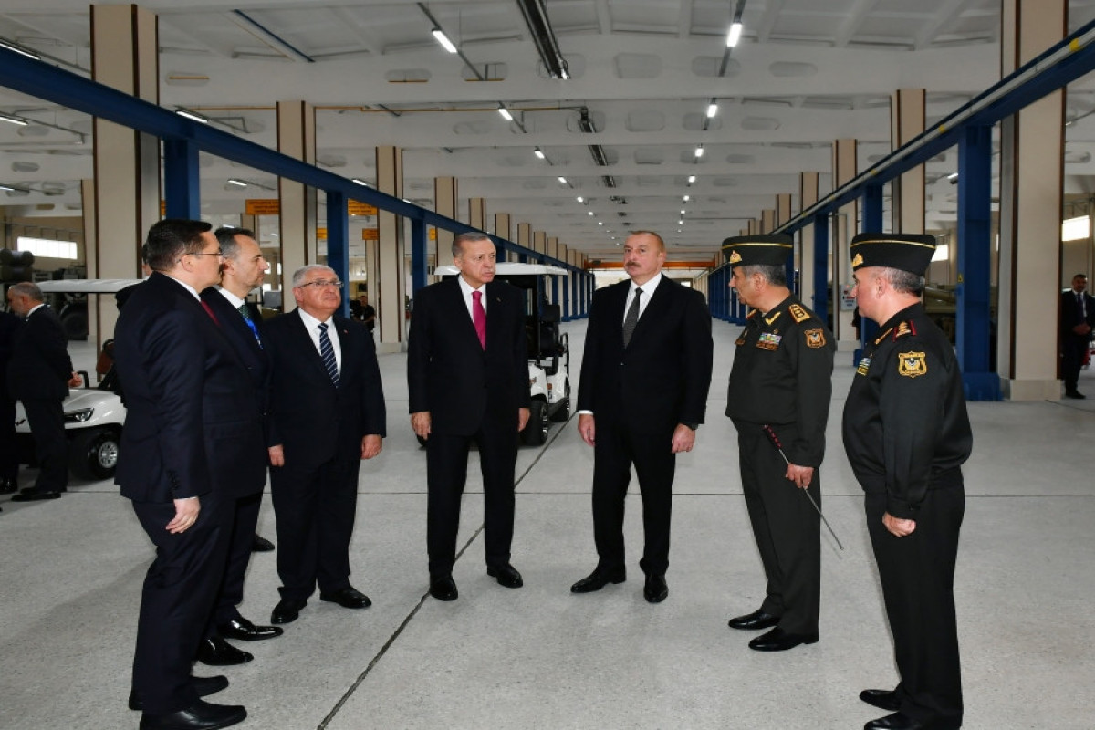 Президенты Азербайджана и Турции приняли участие в открытии Нахчыванского восстановительно-производственного военного комплекса-ФОТО -ОБНОВЛЕНО 