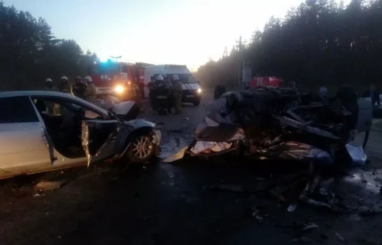 Rusiyada yol qəzası zamanı üç nəfər ölüb, xəsarət alanlar var