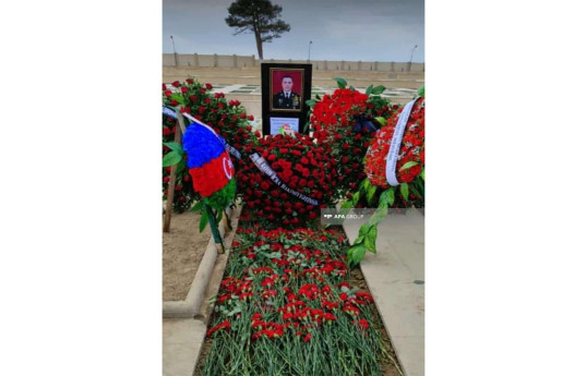 Ağdamda mina terroru nəticəsində şəhid olan polkovnik-leytenant dəfn olunub - FOTO 