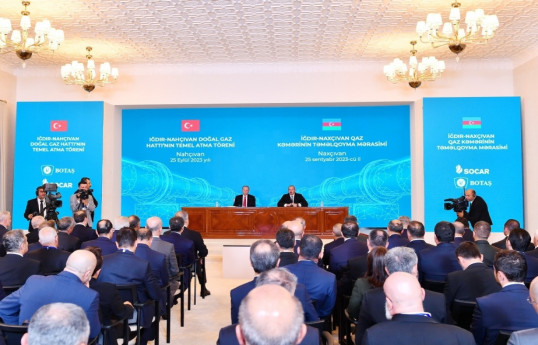 President Ilham Aliyev: Signing of protocol of intent on the construction of the Kars-Nakhchivan railway is a historic event