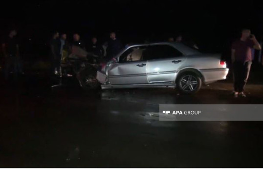Cəlilabadda yol qəzasında avtomobil yanıb, sürücü ölüb   - FOTO  - VİDEO  - YENİLƏNİB 