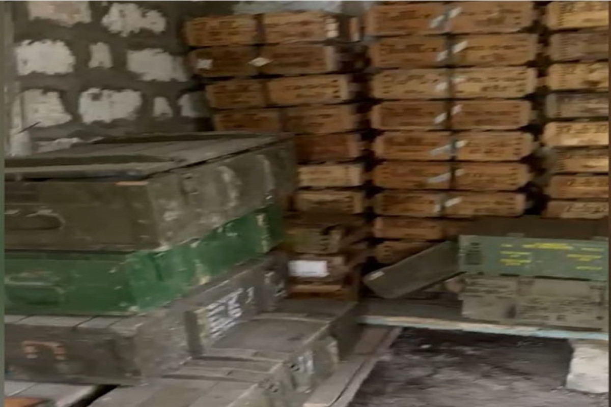 В Карабахе в постройках гражданского назначения обнаружены склады боеприпасов -ВИДЕО 