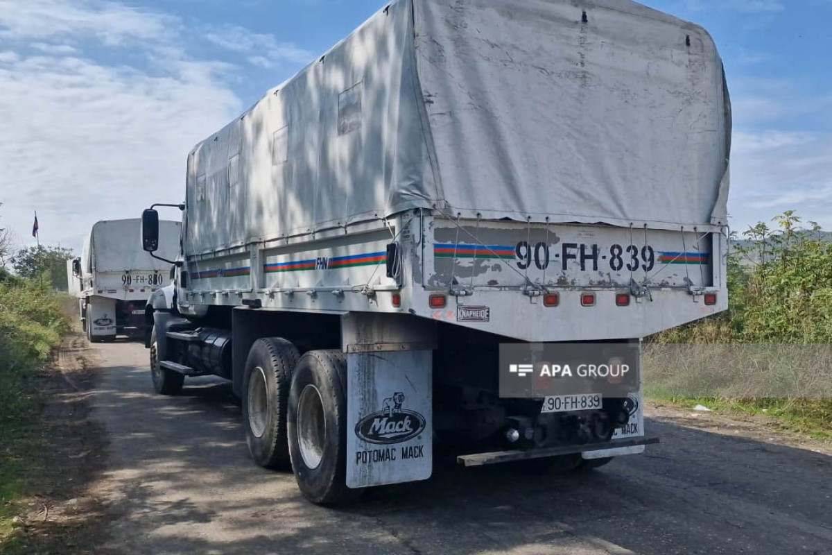 Azerbaijan sends next batch of humanitarian cargo to Khankandi via Aghdam road today-PHOTO -VIDEO  -UPDATED 
