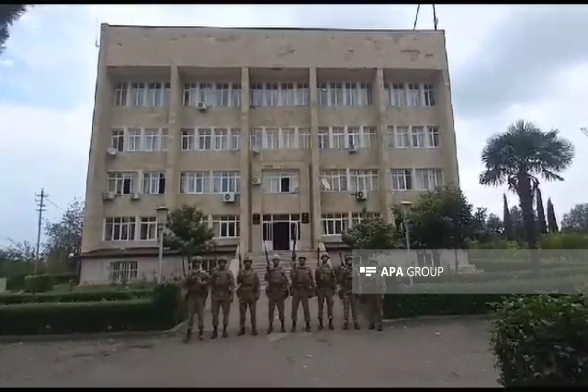 Azerbaijani flag raised in center of Aghdara -<span class="red_color">VIDEO