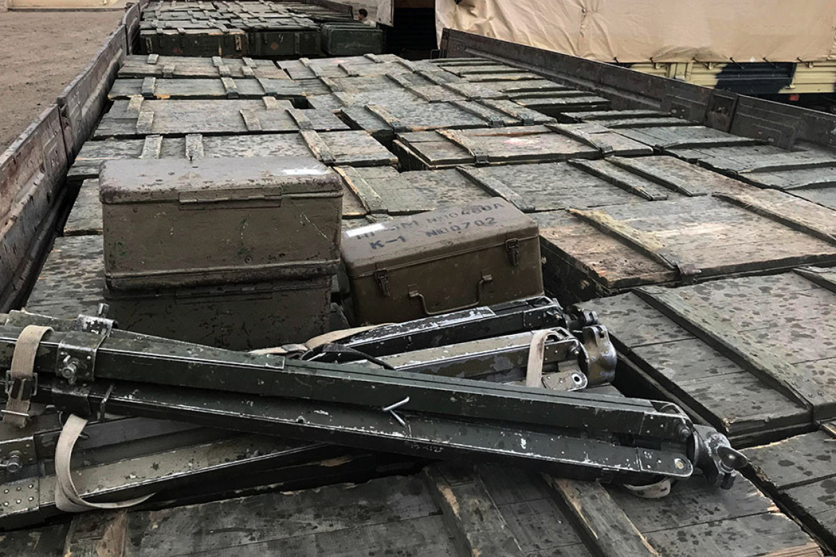 Azerbaijan MoD releases info on seized military equipment, weapons and ammunition in the Garabagh region after anti-terror measures - <span class="red_color">LIST
