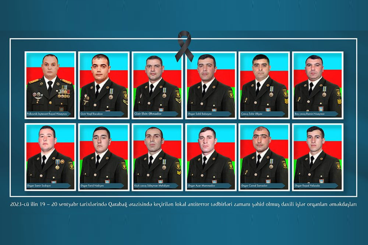 Azerbaijan MIA reveals number of personnel martyred during anti-terrorist measures -VIDEO 