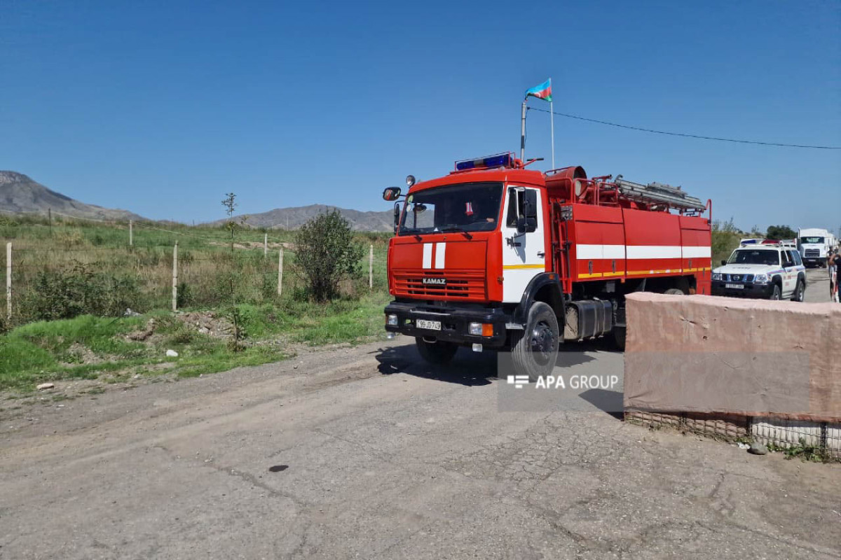 Vehicles and personnel of Azerbaijani Ministry of Emergency Situations departs for Khankandi through Aghdam road -PHOTO  -VIDEO 