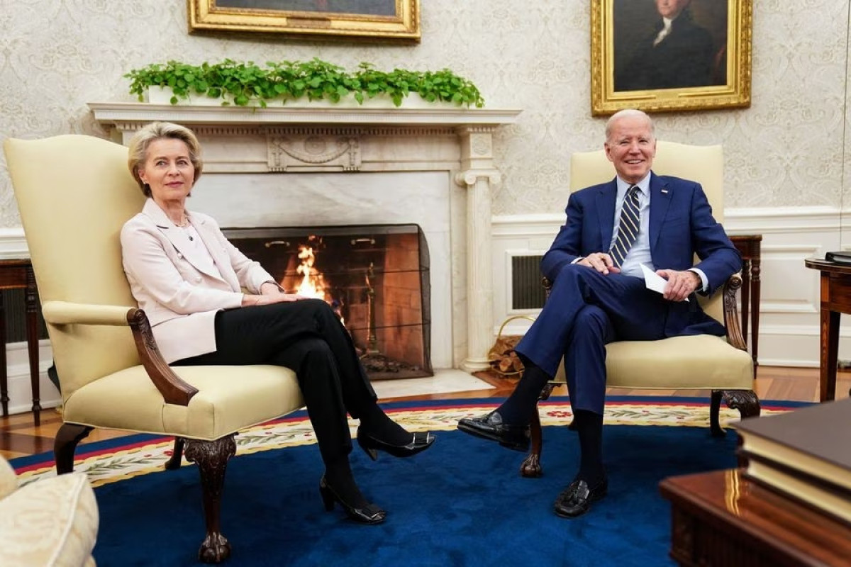 Joe Biden, U.S. President and Ursula von der Leyen, President of the European Commission