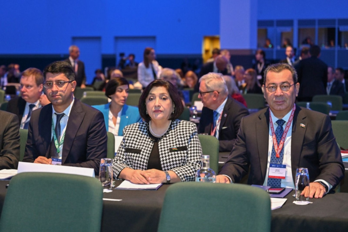 Сахиба Гафарова приняла участие в церемонии открытия Европейской конференции спикеров парламентов