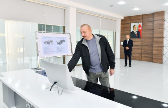 Prezident “Azərişıq” ASC-nin Cəbrayıl Rəqəmsal İdarəetmə Mərkəzinin açılışını edib - YENİLƏNİB 