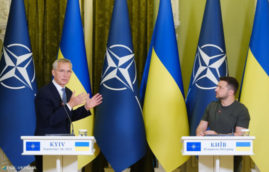 Stoltenberq Ukraynaya gedib