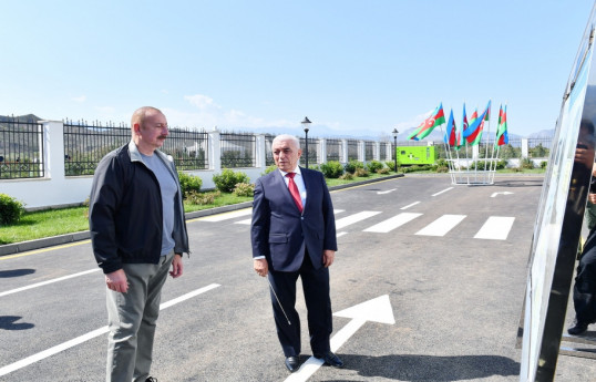 Prezident “Cahangirbəyli” Su Elektrik Stansiyasının açılışında iştirak edib - YENİLƏNİB 
