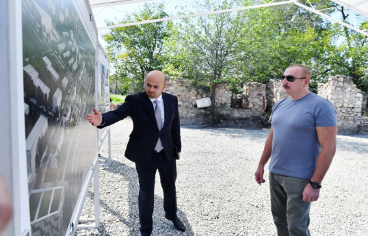Zəngilan şəhərində üçüncü, dördüncü yaşayış komplekslərinin təməlləri qoyulub