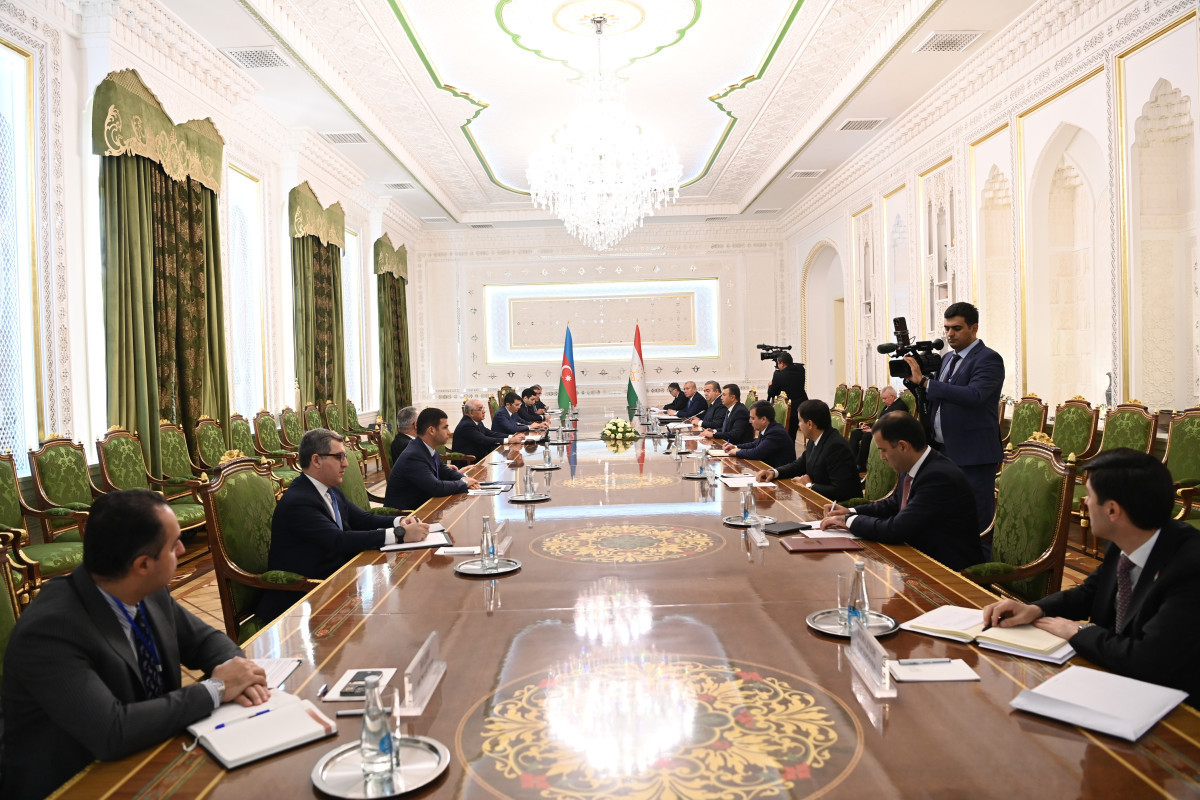 В Душанбе состоялась встреча Али Асадова с премьер-министром Таджикистана
