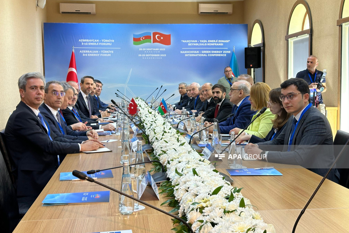 Azerbaijan, Türkiye held meeting on co-op in energy field -<span class="red_color">PHOTO