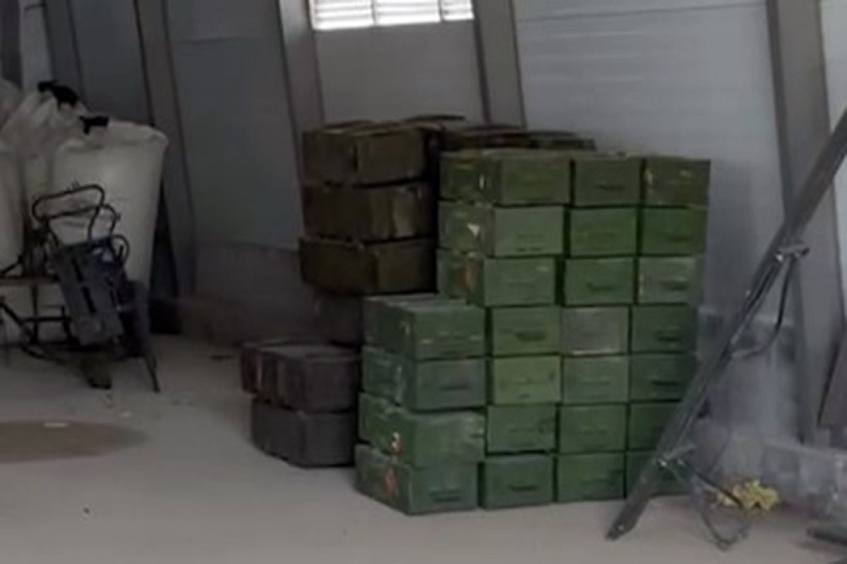 A large amount of ammunition detected at civilian facilities in Garabagh region was seized - MoD-<span class="red_color">VIDEO-<span class="red_color">VIDEO