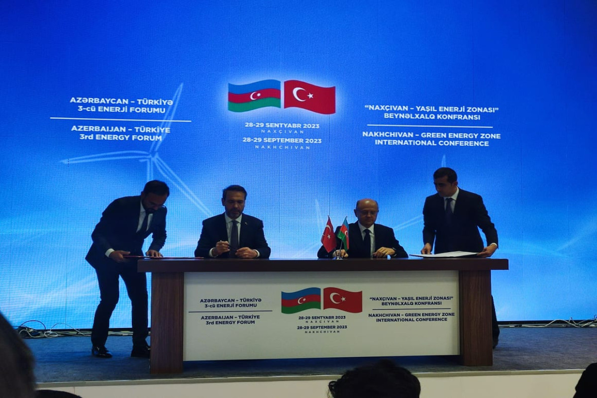 Ceremony was held on signing Azerbaijan-Türkiye III Energy Forum Protocol -<span class="red_color">PHOTO