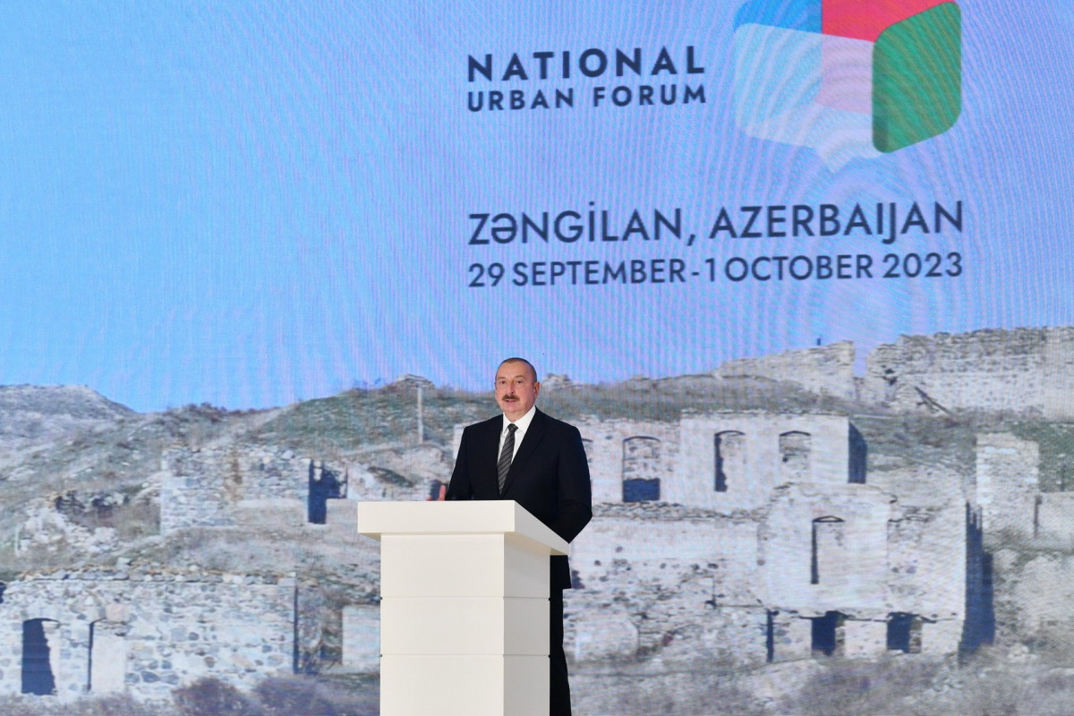 Prezident İlham Əliyev Zəngilan şəhərinə ilk qayıdışın vaxtını açıqlayıb