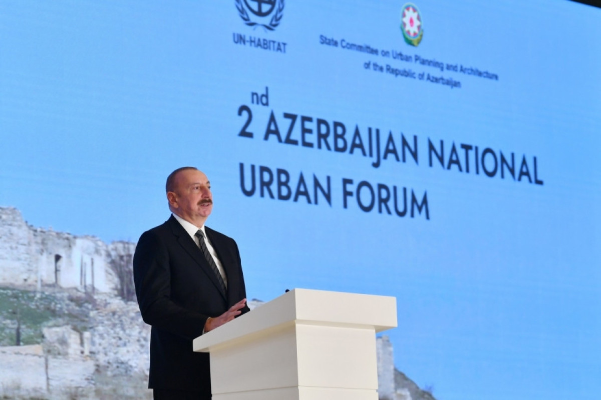 Президент Азербайджана: Уже утверждены генеральные планы восьми городов и девяноста двух сел