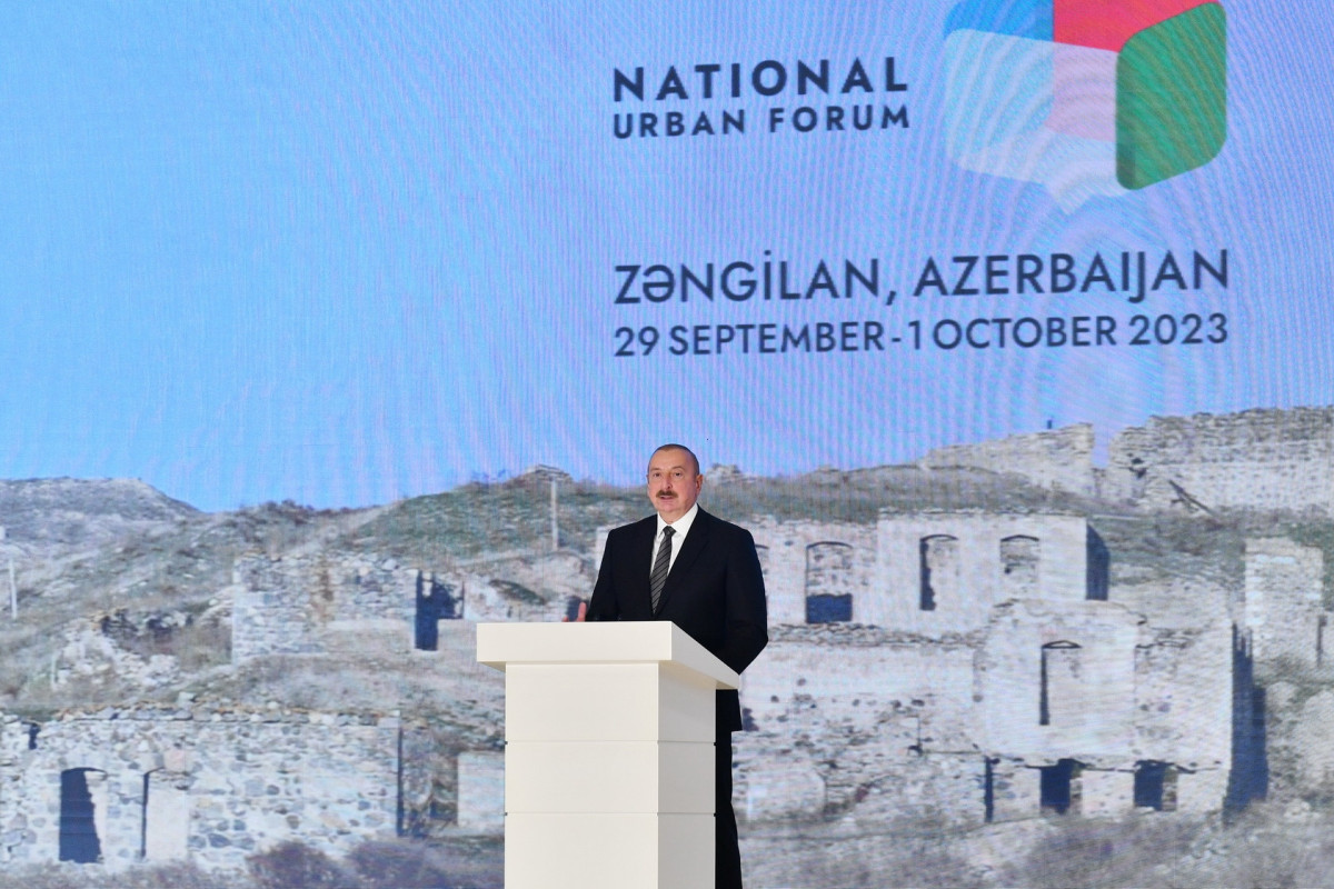Президент Ильхам Алиев: Армения не выполняла резолюции СБ ООН, потому что хотела сохранить статус-кво