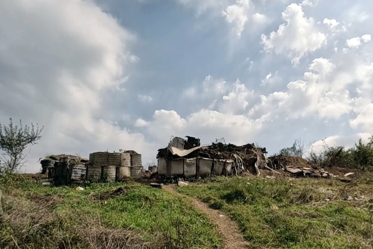 Abandoned combat positions on the Shusha-Khankendi road-<span class="red_color">VIDEO