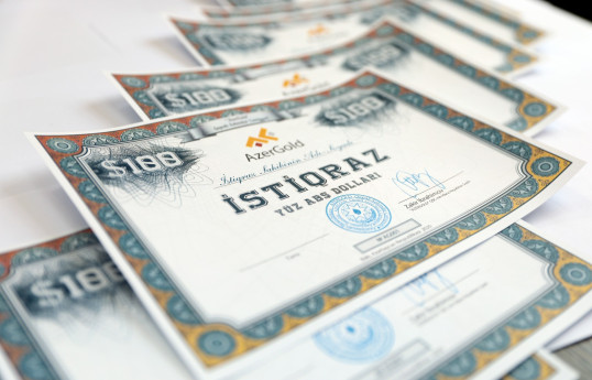 “AzerGold” istiqrazlarının tədavülü uğurla yekunlaşıb