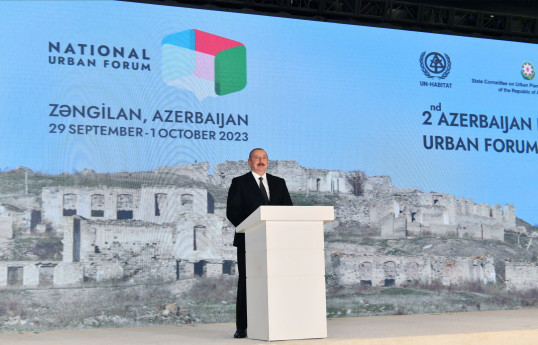 Prezident: Torpaqlarımızda separatçılığa son qoyulub, bu, bizim güclü siyasi iradəmizin göstəricisidir