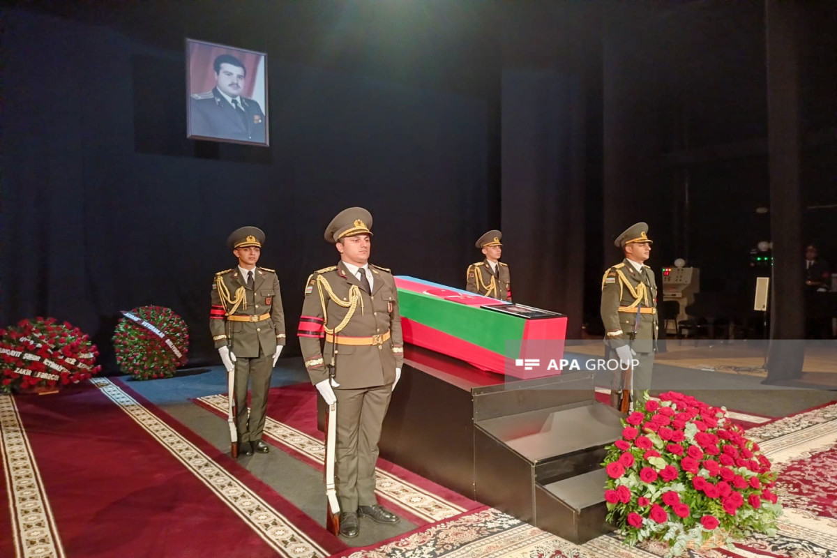 Farewell ceremony with Azerbaijan’s national hero Riyad Ahmadov held