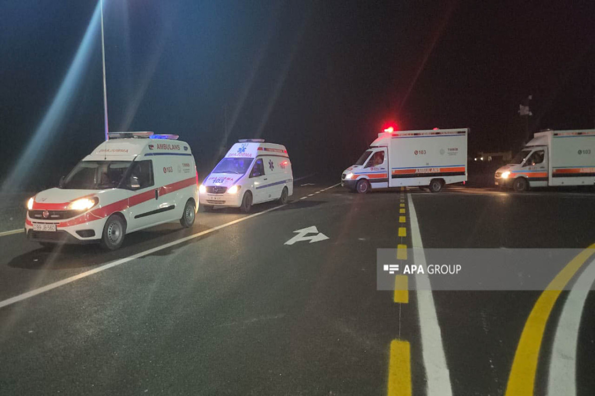 Azerbaijan sent seven ambulances to Khankendi with a medical team-<span class="red_color">PHOTO-<span class="red_color">VIDEO