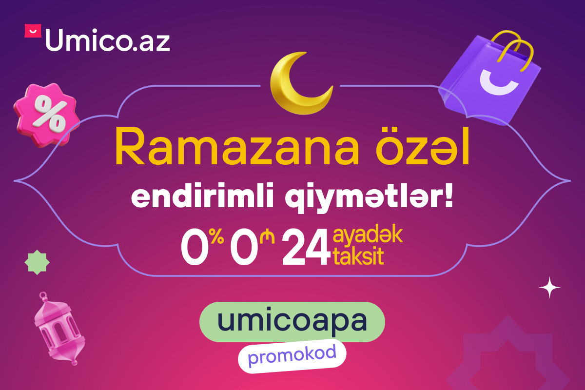 Hər bir məhsul 24 ayadək taksit ilə! Üstəgəl Endirimlər! - FOTO 