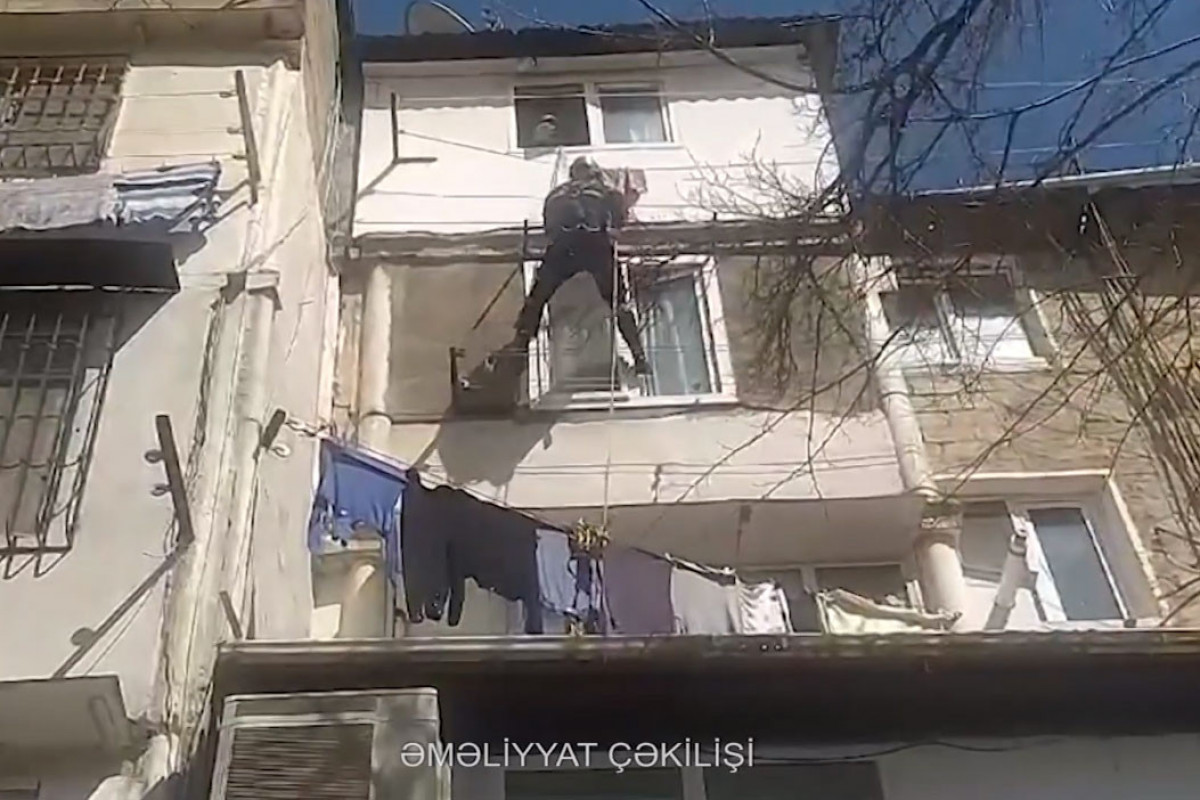 FHN xilasetmə əməliyyatı görüntüləri yayıb - VİDEO 